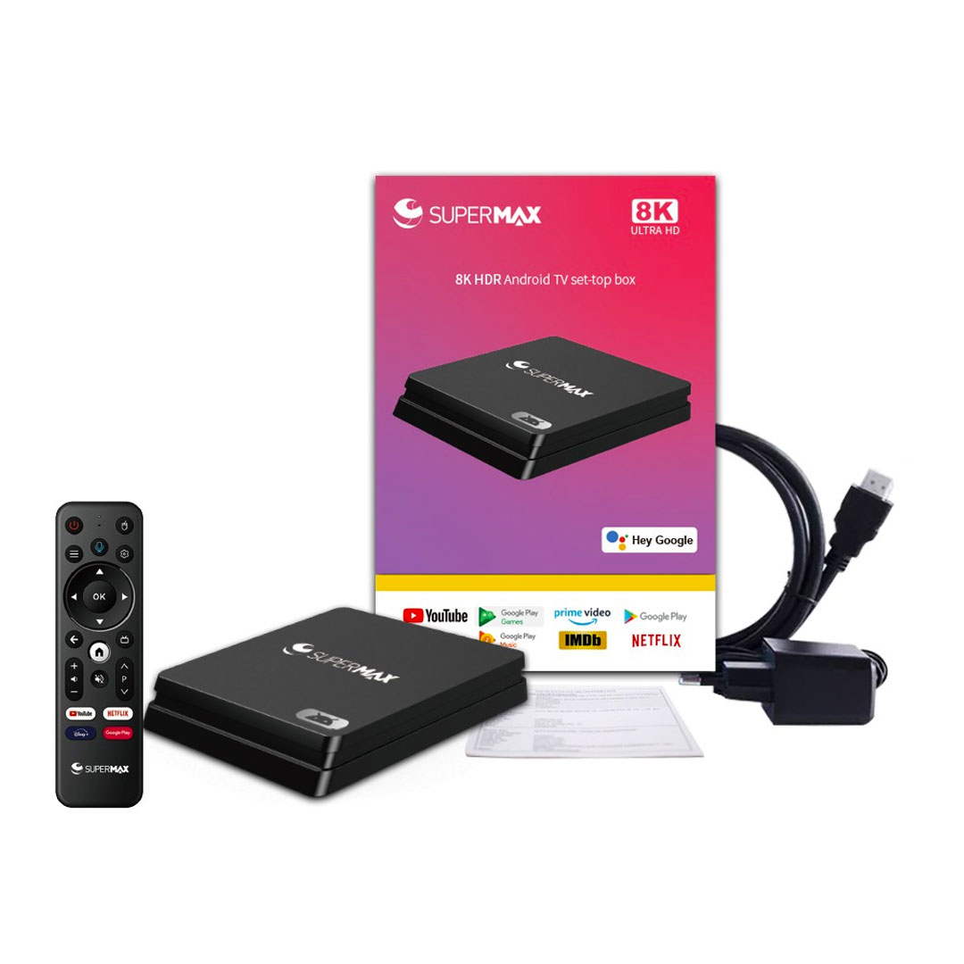 Supermax 6K HDR Android TV Set-Top Box